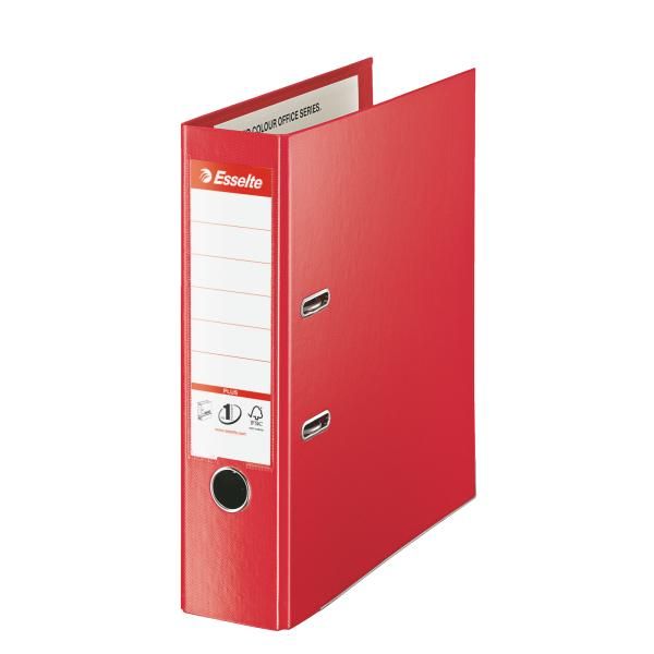 Cartella A Leva A4 Esselte No.1 Power Vivida Plus, Plastica Piena, Dorso 8 Cm, Rosso-image