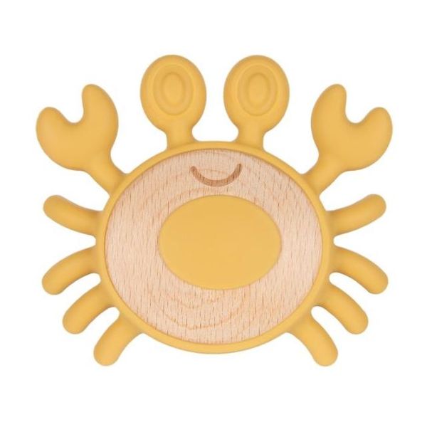 Teether Di Legno Canpol Babies - Granchio Senape-image
