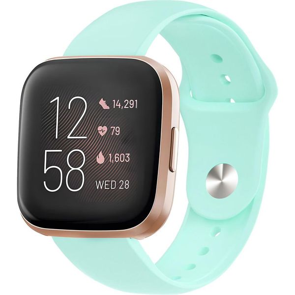 Fitbit Versa Lite, Fitbit Versa 2 Cinturino: Cinturino In Silicone Imoshion Con Chiusura Rotonda-image