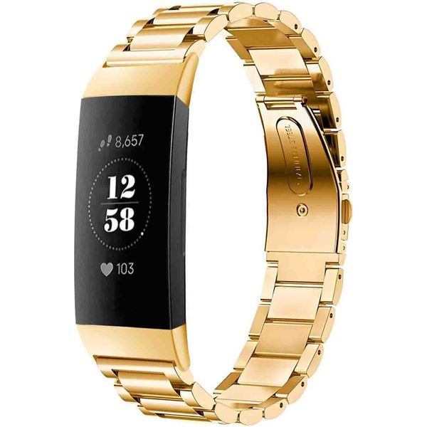 Fitbit Charge 3, Fitbit Charge 4 Banda: Banda In Acciaio Imoshion Senza Supporto Di Installazione-image