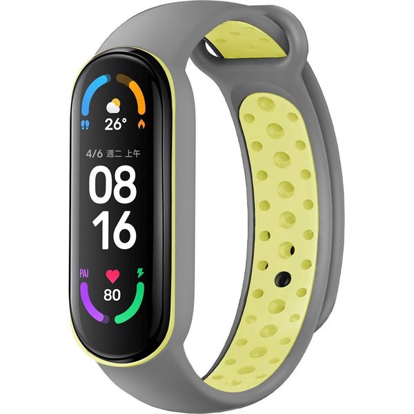 Xiaomi Mi Band 6, Xiaomi Mi Band 5 Banda: Fascia Sportiva In Silicone Imoshion Con Pulsante Rotondo Del Sistema A Scatto-image
