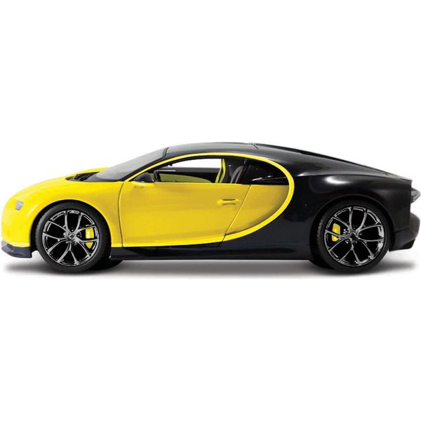 Maisto - Bugatti Chiron, Giallo-Nero, Exotics, 1:24-image
