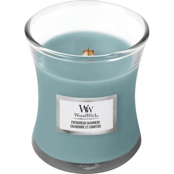 Woodwick Candela Profumata Evergreen Cashmere Con Stoppino In Legno 275 G-image