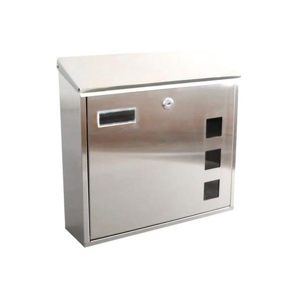 Cassetta Postale 350X330X110Mm In Acciaio Inox-image
