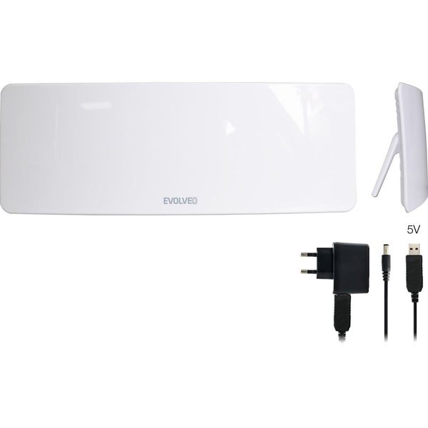 Evolveo Xany 1 Lte 230/5V, Antenna Ambiente Attiva 50Dbi DVB-T/T2, Filtro Lte-image