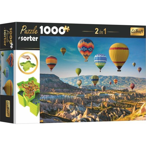 Puzzle Trefl Con Selezionatore 2In1 Palloncini Sulla Cappadocia 1000 Pezzi-image
