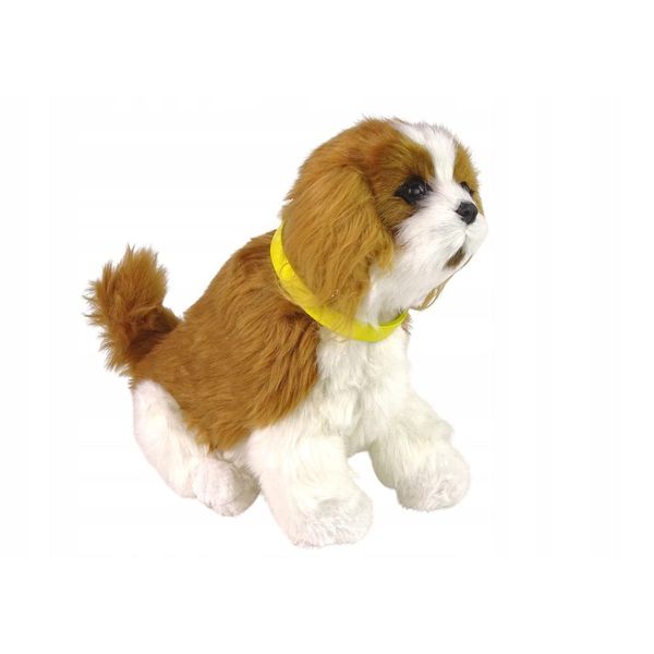 Il Cane Interattivo Di Peluche Cavalier Abbaia Muovendo La Coda-image