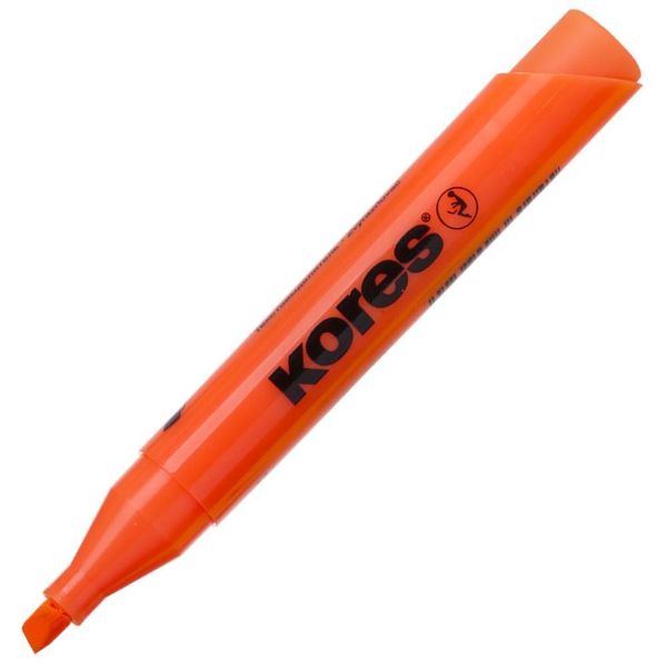 Evidenziatore Kores High Liner Plus, 3-5 Mm, Punta A Cuneo, Arancione-image