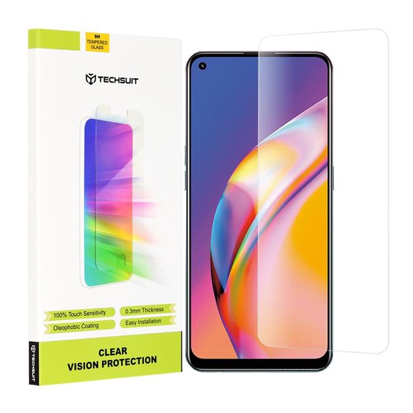 Techsuit Vetro Protettivo 9H Per Oppo A94 /A74 5G/A95 5G/Reno5 Lite/Reno5 Z 5G - Trasparente KP36627-image