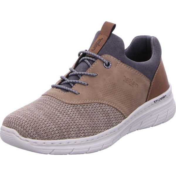 Rieker Scarpe Stringate Da Uomo 15107-40, 15107-41, 15107-42, 15107-43, 15107-44, 15107-45, 15107-46, 16600-41, 16600-42, 16600-43, 16600-44, 16600-45, 16600-46 RIE-13150 Pebble/Fango/Nut/Ra 42-image