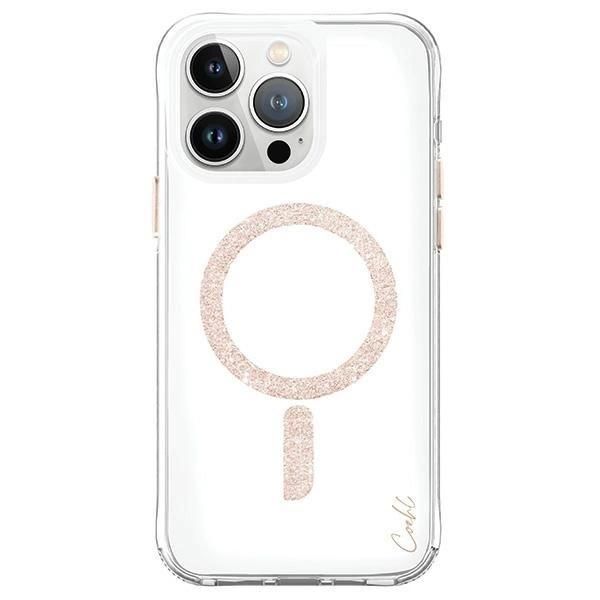 Uniq Etui Coehl Glace Iphone 15 Pro6.1 Ricarica Magnetica RóżOwo-ZłOty/Oro Rosa-image