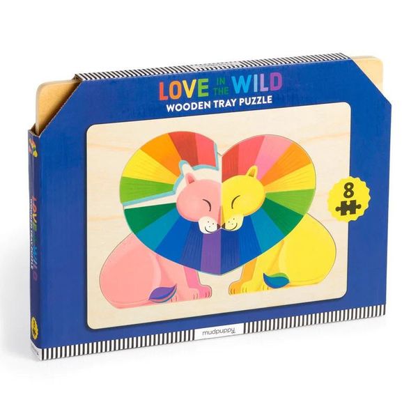 Puzzle In Legno Mudpuppy L'amore Nella Natura Selvaggia-image