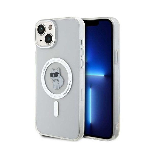 Karl Lagerfeld Klhmp15Mhfccnot Custodia Rigida Trasparente Per Iphone 15 Plus / 14 Plus 6.7 Iml Choupette Magsafe-image