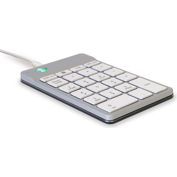 R-GO Tools R-Go Tools Tastierino Numerico R-Go Numpad Break, Tastierino Numerico Ergonomico Con Software Break, Cablato, Bianco-image