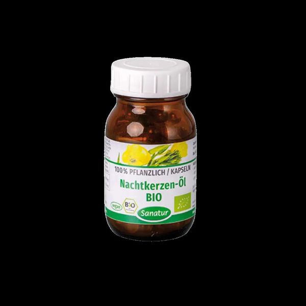 Olio Di Enotera Sanatur | 60 Capsule | Spremuto A Freddo | Biologico | Vegano-image