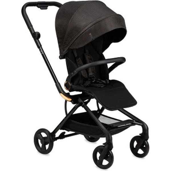 Momi Adelle Passeggino - Sedile Girevole A 360°, Leggero, 4 Ruote Ammortizzate - Nero/Rosso-image