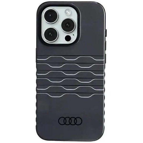 Audi Iml Magsafe Custodia Iphone 15 Pro 6.1 Czarny/Nero Custodia Rigida Au-Imlmip15P-A6/D3-Bk-image
