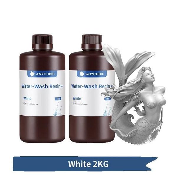 Resina Per Lavaggio Ad Acqua, Alta Precisione, Basso Odore, 2 Kg Bianco-image