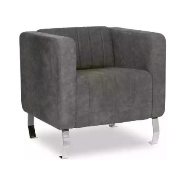 Poltrona Grigia Arredo Moderno Design Studio Nuovo Ufficio Tessile-image