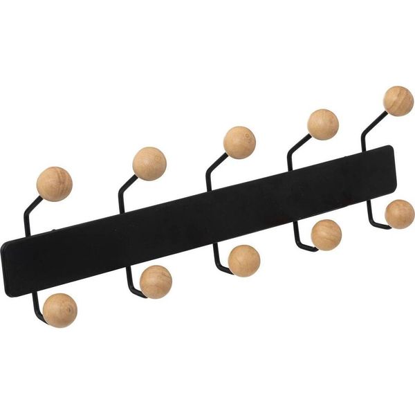 5 Five Simply Smart - Appendiabiti A 10 Teste In Legno E Metallo-image