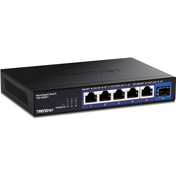Trendnet TEG-S5061 Trendnet 6-Port 2.5G Unmanaged Switch With 10G Sfp+ Port-image