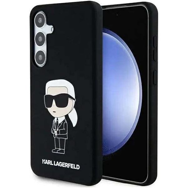 Karl Lagerfeld Klhcs24Msnikbck S24+ S926 Custodia Rigida Czarny/Silicone Nero Ikonik-image