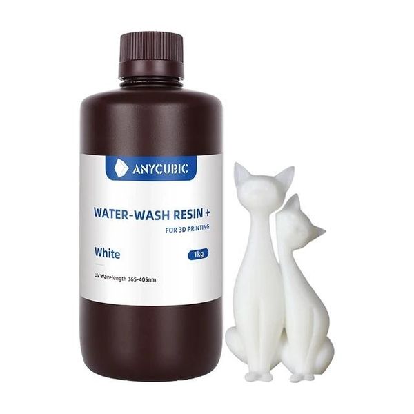 Resina Per Stampanti 3D, Alta Precisione, Basso Odore, Bianco 1 Kg-image