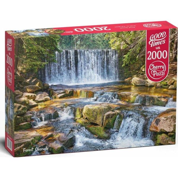 Puzzle Cherry Pazzi Foresta A Cascata 2000 Pezzi-image
