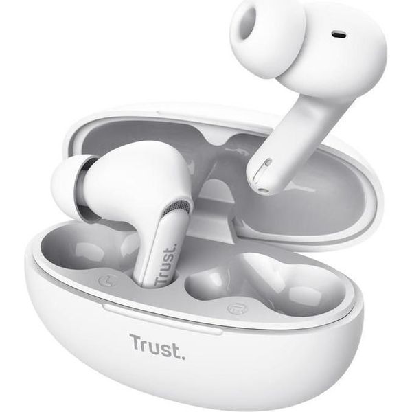 Trust Trust Yavi Headset True Wireless Stereo (Tws) In-Ear Calls/Music Usb Type-C Bluetooth White-image