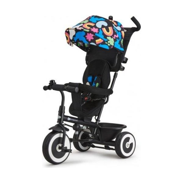 Triciclo Per Bambini Con Barra Di Guida, Aston Happy Shapes-image
