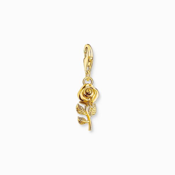 Thomas Sabo - 2077-413-39 - Charm - Donna - Argento 925 Placcato Oro Giallo - Rosa-image