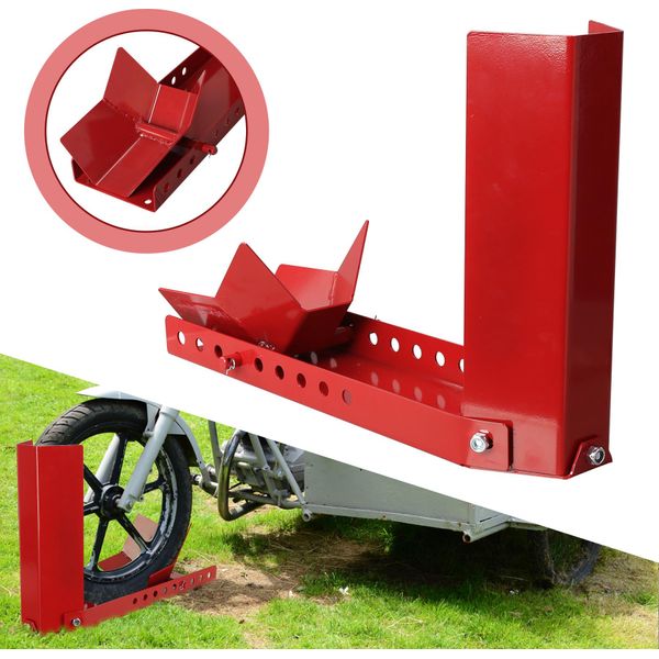 Tolletour Supporto Per Cavalletto Moto Cric Per Moto Ausilio Di Montaggio Supporto Per Il Trasporto Supporto Per Moto Rosso-image