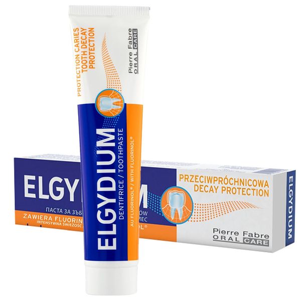 Elgydium Dentifricio Contro La Carie Con Aminofluoruro Di Fluoro 75Ml-image