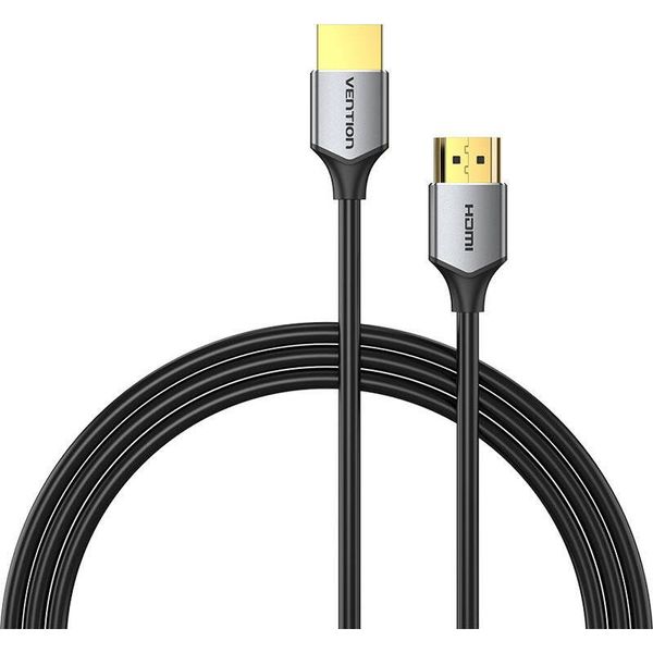 Cavo Hdmi Ultra Sottile Vention Alehf 1M 4K 60Hz (Grigio)-image