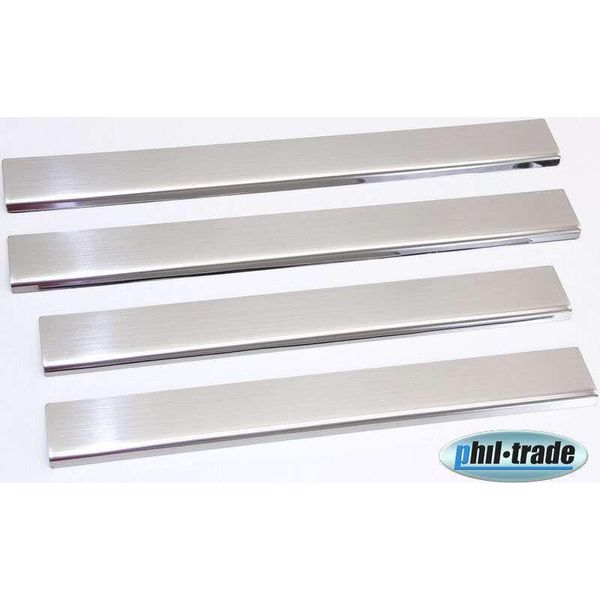 Davanzale In Acciaio Inox V2A Opaco Per Opel Meriva B 4Tlg Kit 2010-2017-image