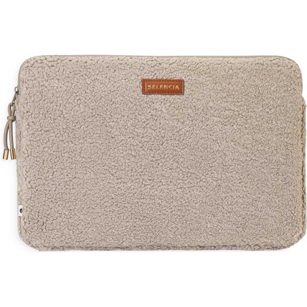 Selencia Teddy Laptop Sleeve 15-16 Pollici - Custodia Per Laptop - Sabbia-image