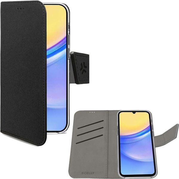 Custodia A Portafoglio Wally Per Galaxy A15 4G / A15 5G Nera-image