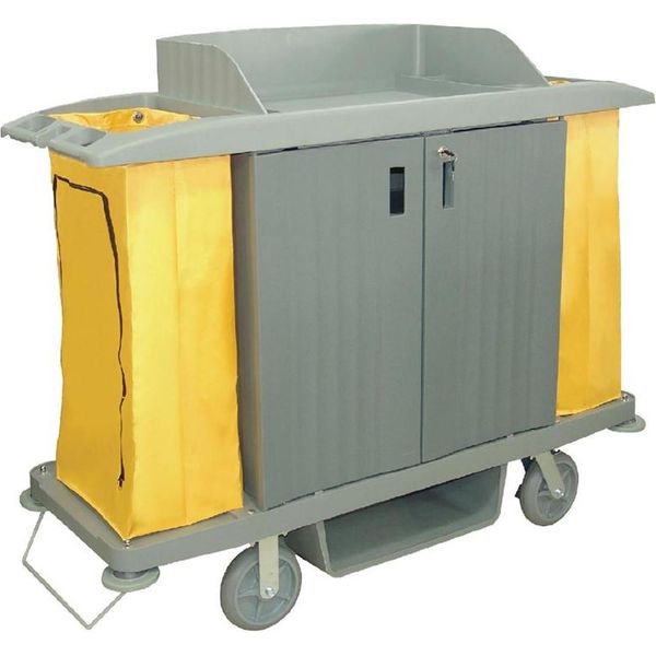 Carrello Di Pulizia Jantex Con 2 Sacchi E Porte-image
