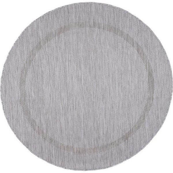 Tappeto Per Esterni Relax Argento 120 Cm Rotondo-image
