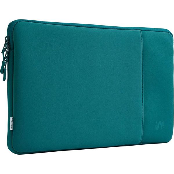 Imoshion Laptop Sleeve 13 Inch - Custodia Per Computer Portatile Con Scomparto - Verde Petrolio-image