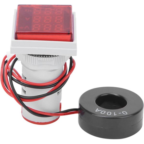 Misuratore Di Corrente Di Tensione, Voltmetro, Amperometro, Indicatore Di Frequenza, Misuratore Elettrico Di Ca-image