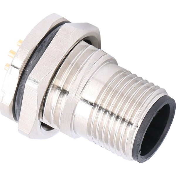 Zoccolo Per Montaggio A Pannello, Connettore Impermeabile, Zoccolo Impermeabile M12, Zoccolo Per Montaggio A Pannello, Connettore Impermeabile A 8 Pin, Connettore Industriale-image