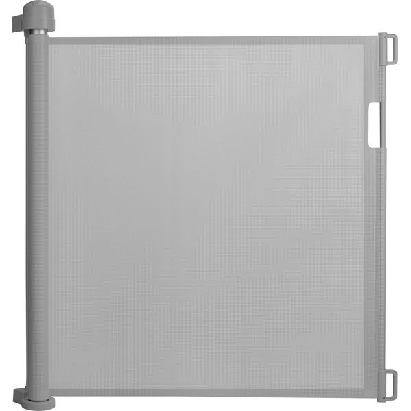 Sessamen-Lp Cancelletto Per Scale Cancelletto Per Porte Estensibile 0-150 Cm Barriere Per Cani Cancelletto Retrattile Per Porte E Scale Per Bambini E Animali Domestici (Grigio, 150 Cm)-image