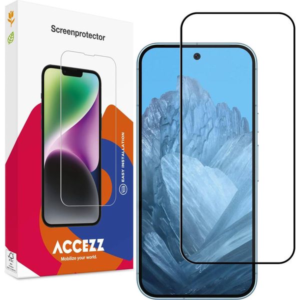 Google Pixel 9, Google Pixel 9 Pro Protezione Dello Schermo: Accezz Gehard Glass Full Cover - Trasparente-image