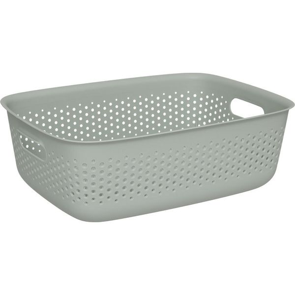 5 Five Simply Smart - Cestino In Plastica "Tila"" 10L Salvia"-image