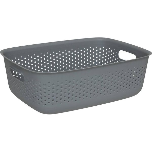 5 Five Simply Smart - Cestino "Tila"" 10L Plastica Grigia"-image