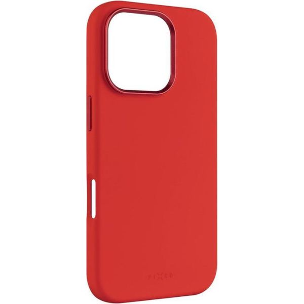 Fixed Fixed Magflow | Back Cover | Apple | Iphone 16 Pro | Liquid Silicon | Red-image