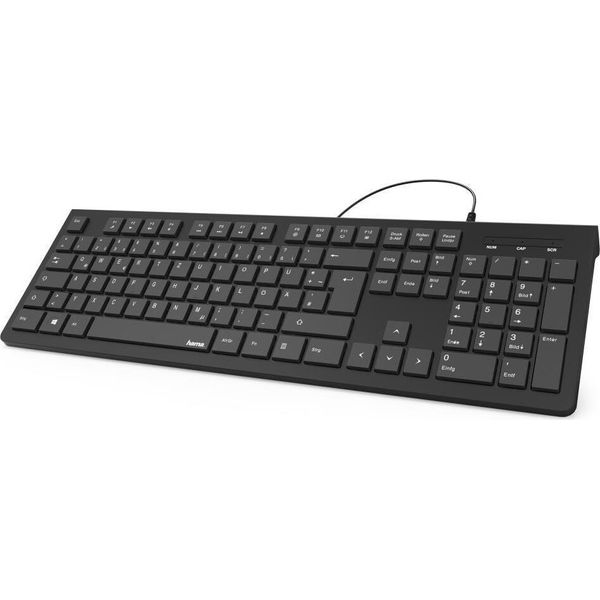 Hama "KC-200"" - Tastatur - Usb - Qwerty - Ukrainisch - Schwarz (89182681)"-image