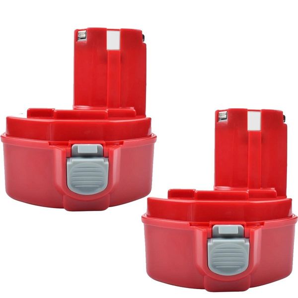 Batteria Makita 14,4V Per Elettroutensili, Capacità 3500Mah / 4000Mah, Compatibile Con Diversi Modelli, 2 Pezzi 4,0 Ah-image