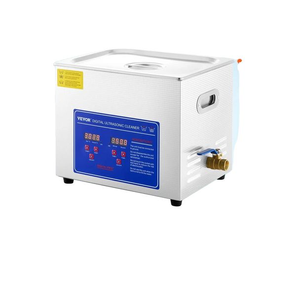 Pulitore Ad Ultrasuoni Vevor, Alta Potenza Ultrasonica, Controllo Digitale, Acciaio Inox Resistente, 40A-image